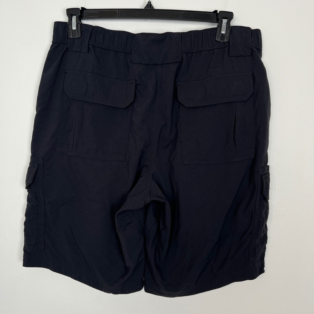 Duluth Trading Co Men's L Nylon Black Cargo Shorts Utility Tactical Work Hiking - Picture 8 of 11